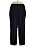 Talbots Solid Black Wool Pants Size 16 - photo 1