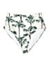 ASOS Print Ivory Swimsuit Bottoms Size 4 - photo 1