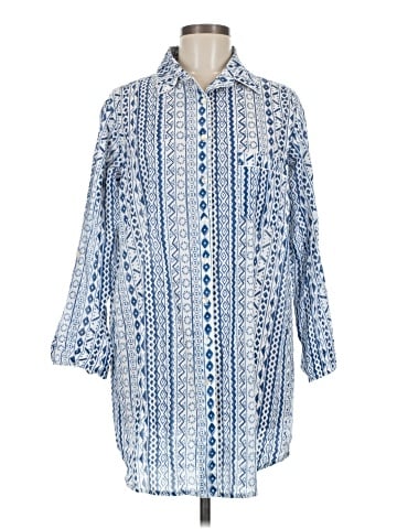 Julia Amory 3/4 Sleeve Button-Down Shirt (view 1)