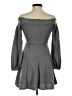 She + Sky Solid Gray Casual Dress Size S - photo 2