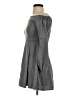She + Sky Solid Gray Casual Dress Size S - photo 5