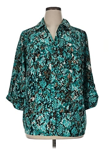 Maggie Barnes 3/4 Sleeve Blouse (view 1)