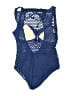 Shan Blue One Piece Swimsuit Size 8 - photo 2