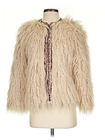 Zara Basic Faux Fur Jacket (view 1)