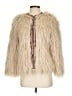 Zara Basic Ivory Faux Fur Jacket Size XS - photo 1