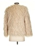 Zara Basic Ivory Faux Fur Jacket Size XS - photo 2