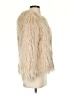 Zara Basic Ivory Faux Fur Jacket Size XS - photo 4