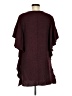 Unbranded 100% Polyester Burgundy Short Sleeve Blouse Size M - photo 2