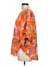 Jodifl 100% Polyester Orange 3/4 Sleeve Blouse Size L - photo 5
