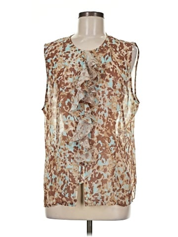 Tanner Sleeveless Silk Top (view 1)