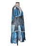 Top Ligne Graphic Blue Casual Dress Size XL - photo 4
