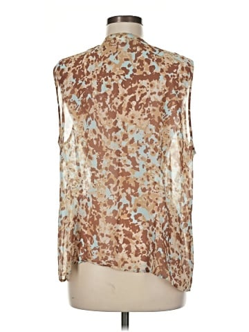 Tanner Sleeveless Silk Top (view 2)