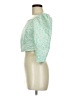 Levi's 100% Polyester Green 3/4 Sleeve Blouse Size M - photo 5