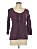 Old Navy Purple 3/4 Sleeve Top Size L - photo 1