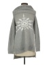 New York & Company 100% Acrylic Stars Gray Pullover Sweater Size S - photo 1