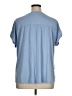 J.Jill Blue Short Sleeve Blouse Size XL - photo 2