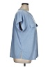 J.Jill Blue Short Sleeve Blouse Size XL - photo 4