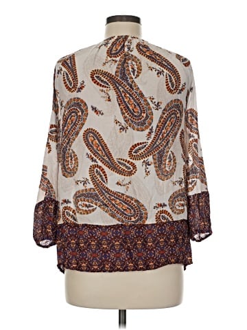 Lucky Brand 3/4 Sleeve Blouse (view 2)