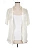 Perceptions 100% Acrylic Ivory Cardigan Size 1X - photo 1