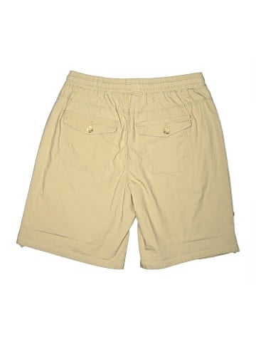 Curve Appeal Khaki Shorts (view 2)