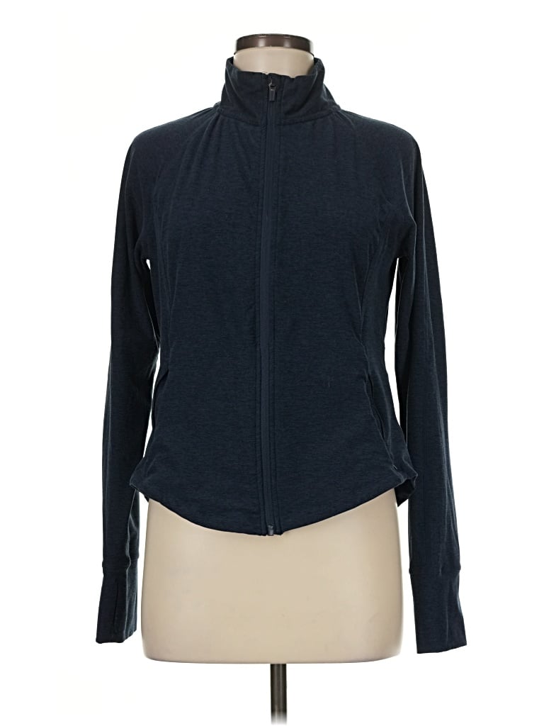 Pre-owned Danskin Cardigan Sweater In Blue