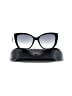 DIFF Gray Black Sunglasses One size - photo 2