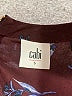 CAbi 100% Polyester Brown Sleeveless Blouse Size S - photo 7