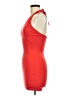 Zara Solid Red Cocktail Dress Size M - photo 5