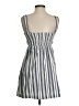 Roxy Stripes Gray Casual Dress Size XS - photo 2