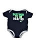 Nike 100% Cotton Graphic Blue Short Sleeve Onesie Size 0-3 mo - photo 1