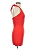 Zara Solid Red Cocktail Dress Size M - photo 4