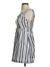 Roxy Stripes Gray Casual Dress Size XS - photo 5