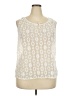 Eddie Bauer 100% Nylon Ivory Sleeveless Blouse Size XXL - photo 1