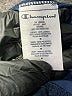 Champion 100% Polyester Print Blue Windbreaker Size M (kids) - photo 4