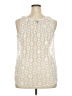 Eddie Bauer 100% Nylon Ivory Sleeveless Blouse Size XXL - photo 2