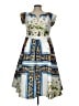 Assorted Brands Print Blue Casual Dress Size L (estimated) - photo 1