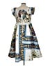 Assorted Brands Print Blue Casual Dress Size L (estimated) - photo 2