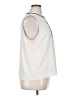 Ann Taylor Factory 100% Polyester Ivory Sleeveless Blouse Size XL - photo 4