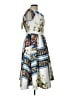 Assorted Brands Print Blue Casual Dress Size L (estimated) - photo 4