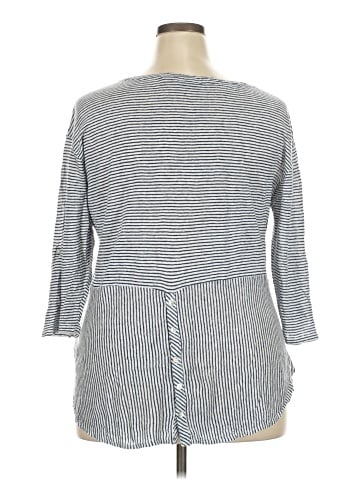 Adrienne Vittadini 3/4 Sleeve T-Shirt (view 2)
