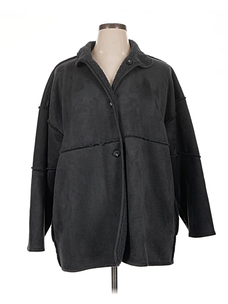 Pre-owned Banana Republic Coat In Black