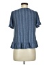 W5 Blue Short Sleeve Top Size M - photo 2