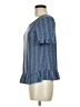 W5 Blue Short Sleeve Top Size M - photo 5