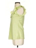Banana Republic Factory Store 100% Polyester Green Sleeveless Blouse Size XS - photo 5