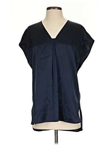 Vince. Short Sleeve Silk Top (view 1)