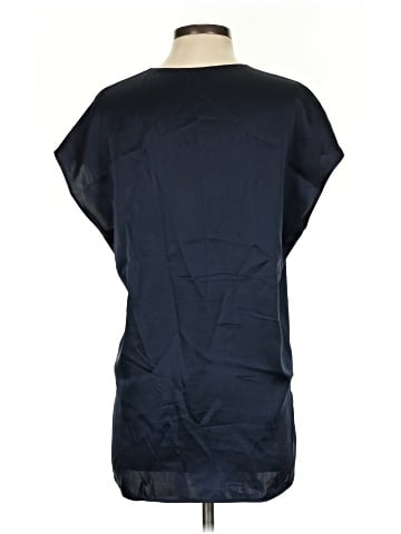 Vince. Short Sleeve Silk Top (view 2)