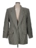 Assorted Brands 100% Wool Houndstooth Gray Wool Blazer Size 14 - photo 1