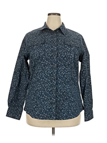 Duluth Trading Co. Long Sleeve Button-Down Shirt (view 1)