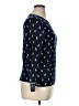 J.Crew Polka Dots Blue Pullover Sweater Size XL - photo 4
