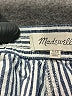 Madewell 100% Cotton Stripes Silver Shorts Size XXS - photo 3